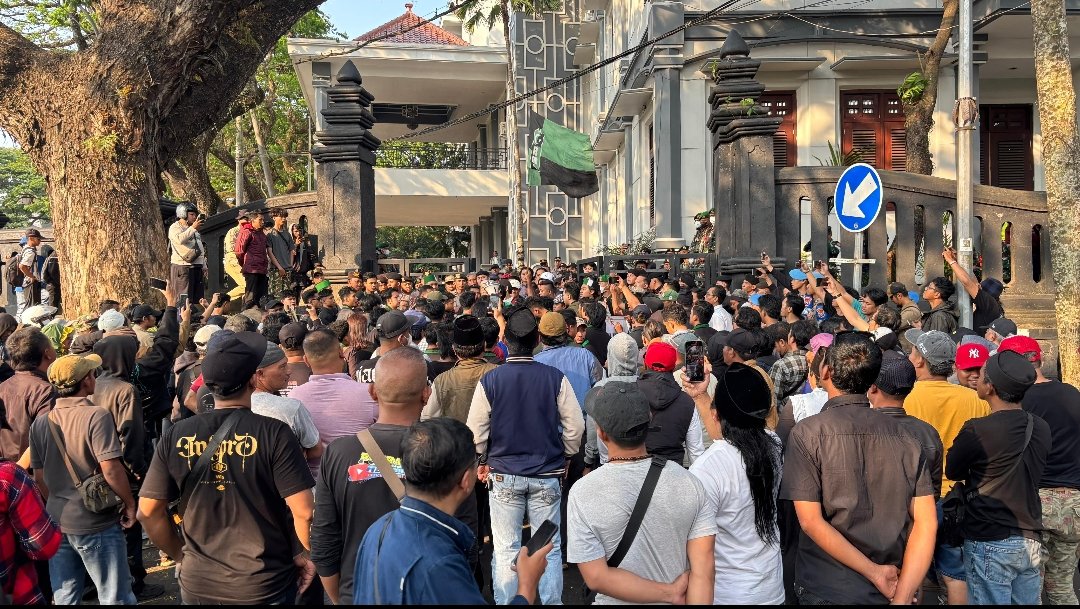 Demo HMI di DPRD Kota Malang Berlangsung Damai