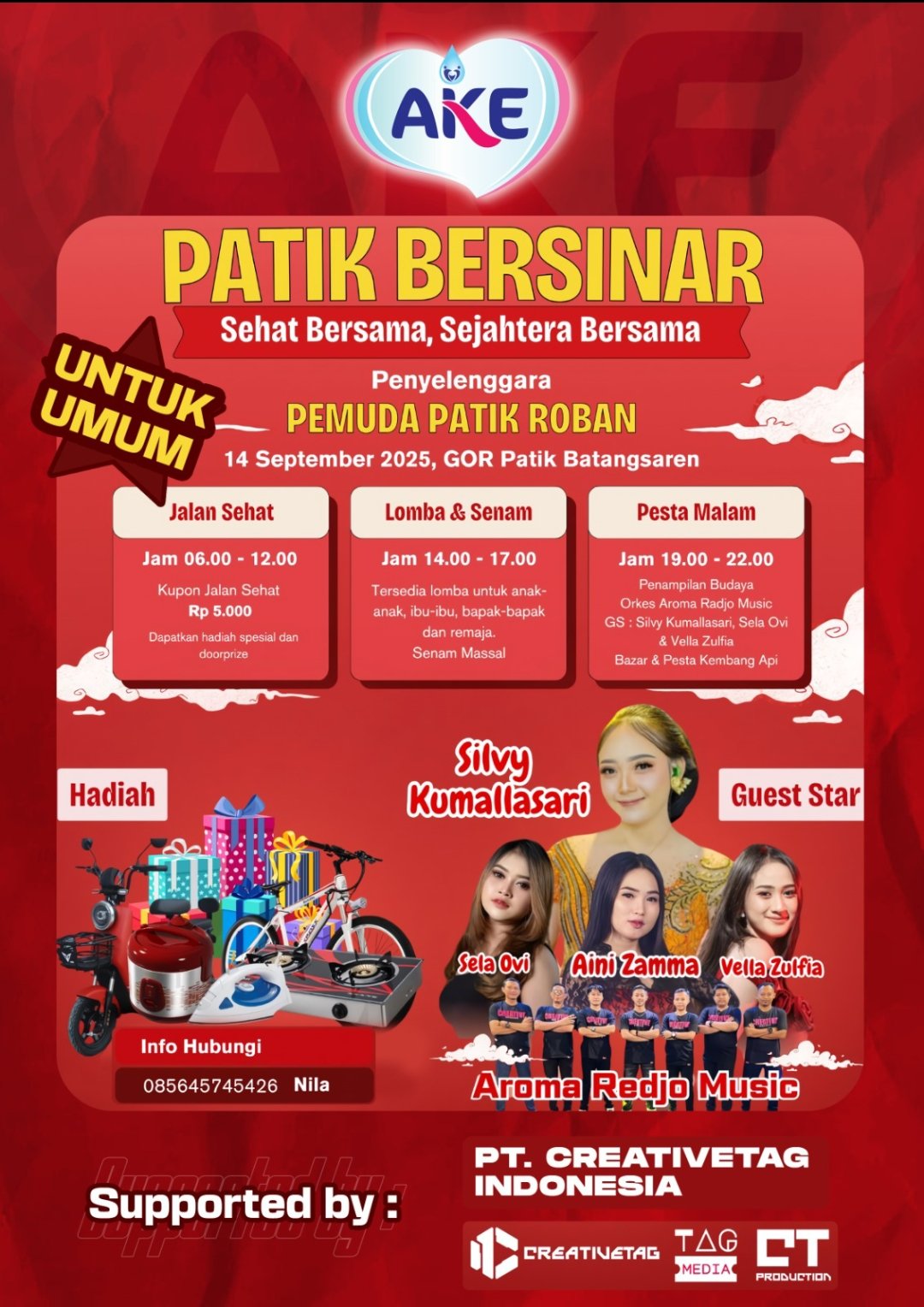 Pesta Rakyat Makan Gratis di Patik Roban: Meja Panjang Syukur Merayakan HUT ke-80 Kemerdekaan RI