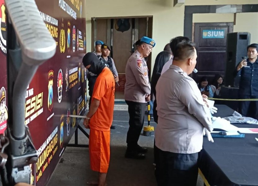 Residivis Hajar Wakapolsek Pakel saat Amankan Konvoi Silat di Tulungagung