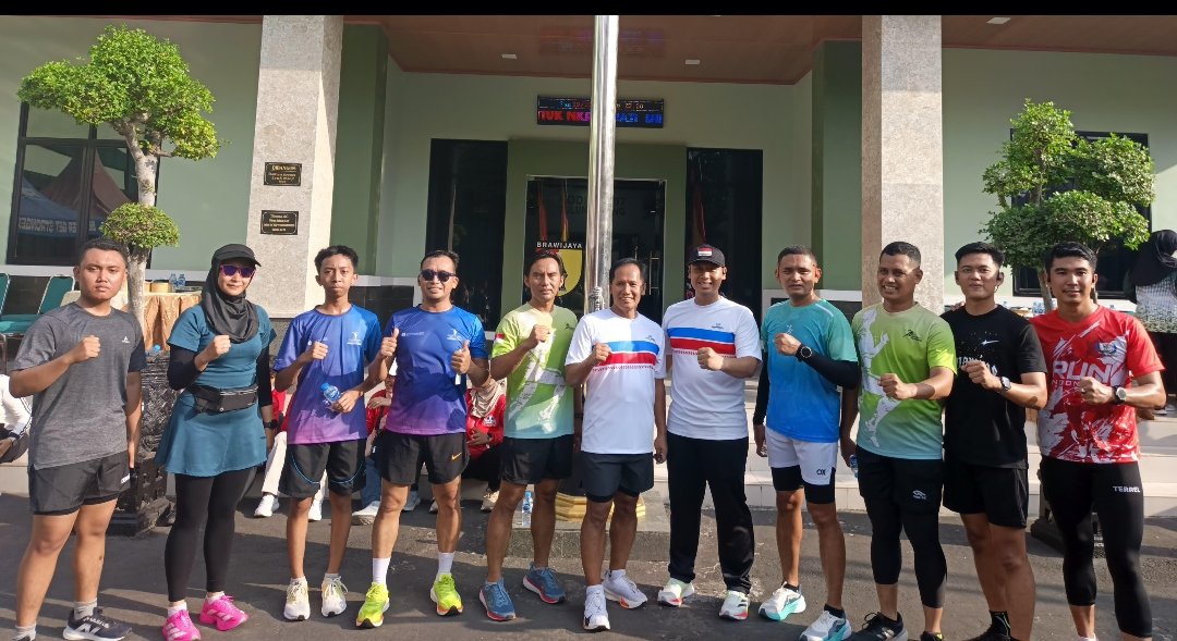 Kodim 0807/Tulungagung Gelar Fun Run Hari TNI ke 80