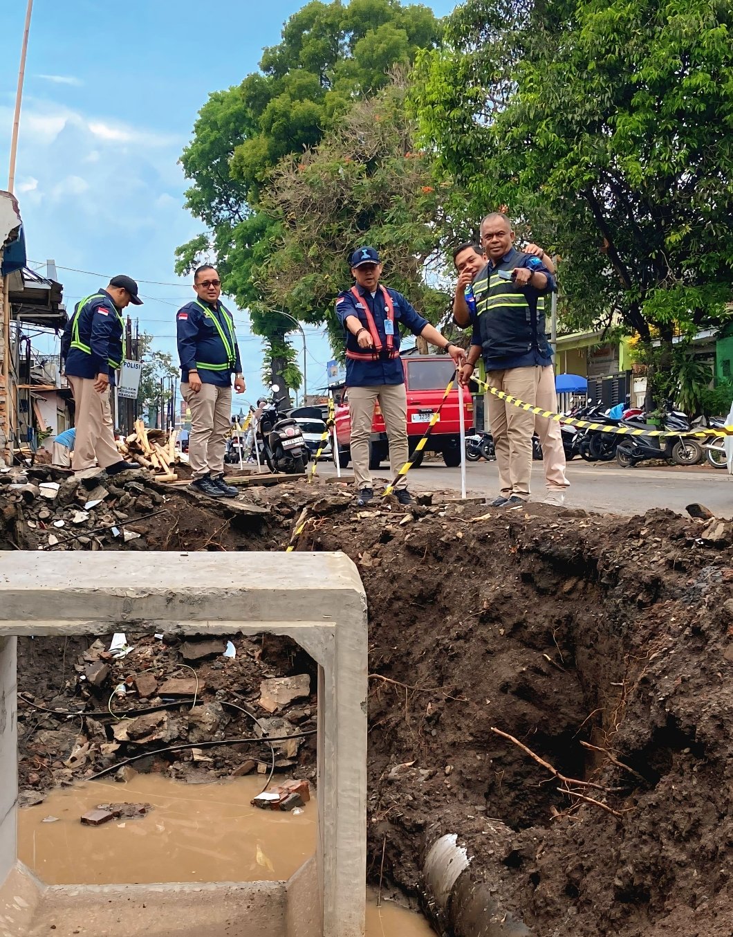 Gangguan Aliran Air Akibat Proyek Drainase, Tugu Tirta Gerak Cepat Lakukan Penanganan