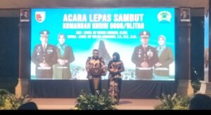 Bupati Rijanto Apresiasi Dedikasi Letkol Hendra Sukmana di Acara Pisah Sambut Dandim 0808/Blitar