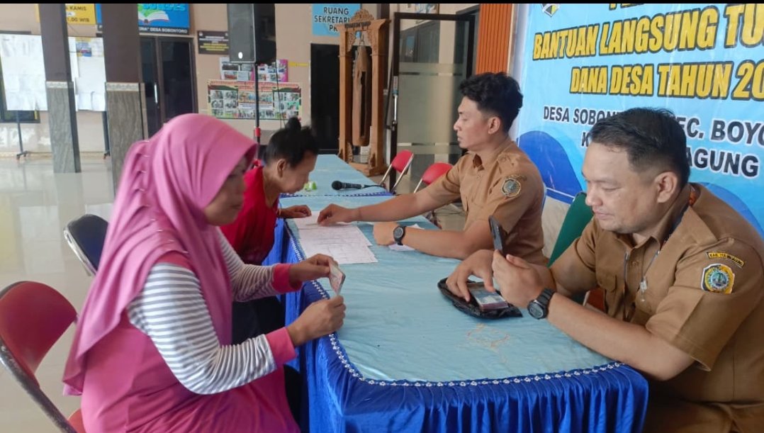 Transparan dan Tepat Sasaran, Desa Sobontoro Salurkan BLT Dana Desa 2025 untuk Warga Miskin Ekstrem