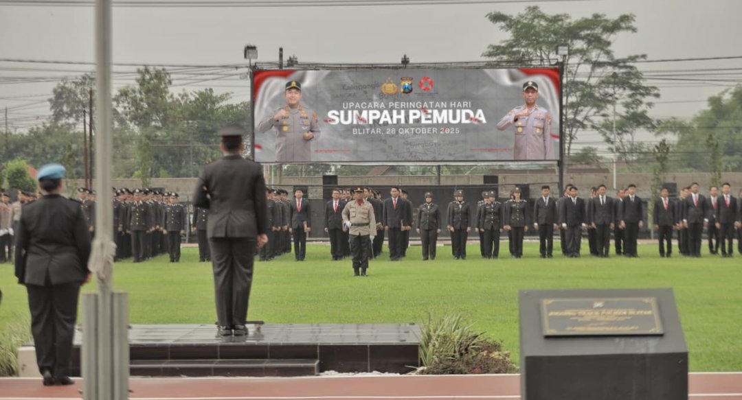 Semangat Sumpah Pemuda, Kapolres Blitar Apresiasi Personel dan Warga Berprestasi