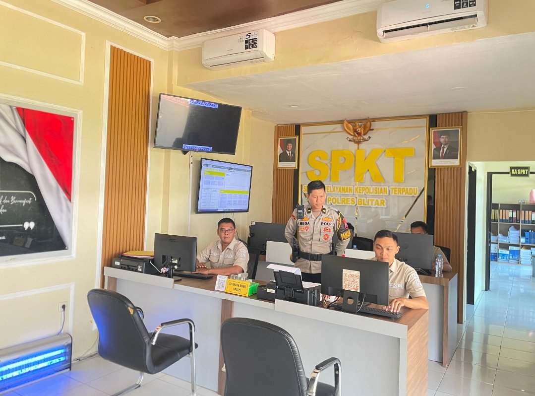 Polres Blitar Perkuat Layanan Cepat dengan Teknologi Real-Time di Unit PAMAPTA