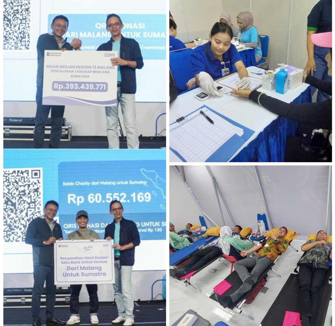Peringati HUT ke-130 BRI, BRILiaN Charity Gaungkan Semangat “Satu Bank untuk Semua” dari Malang untuk Sumatra