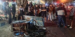 Salip Bus, Remaja 17 Tahun Tabrak Penjual Bakso di Jalan Panglima Sudirman Tulungagung