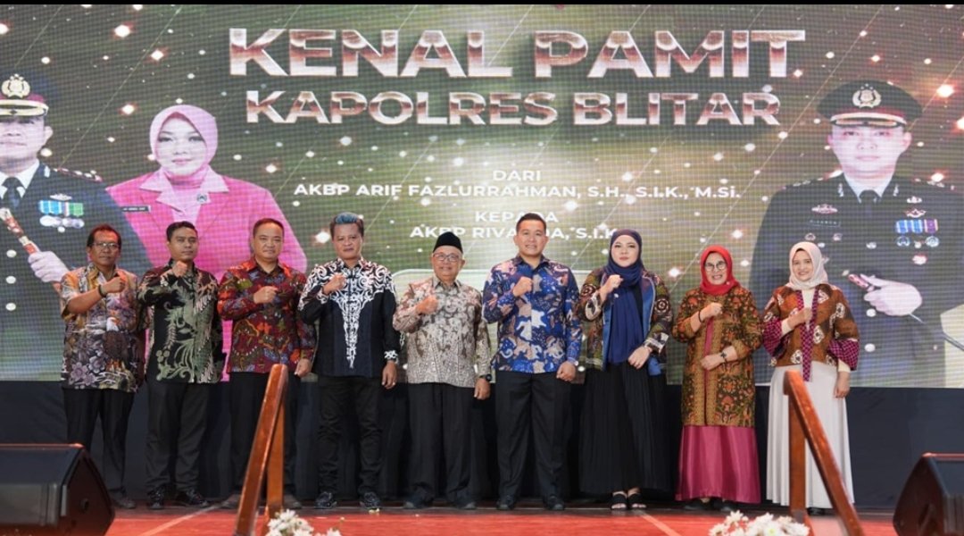 Bupati dan Wabup Blitar Hadiri Pisah Pamit Kapolres Blitar di Kampung Coklat