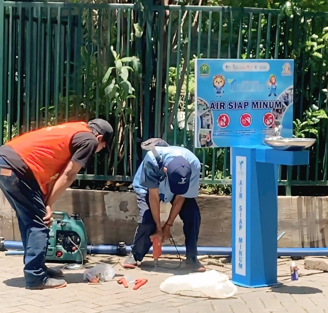Perumda Tugu Tirta Sediakan Ratusan Titik Air Siap Minum dan Kran Wudhu, Sukseskan 1 Abad Harlah NU di Stadion Gajayana