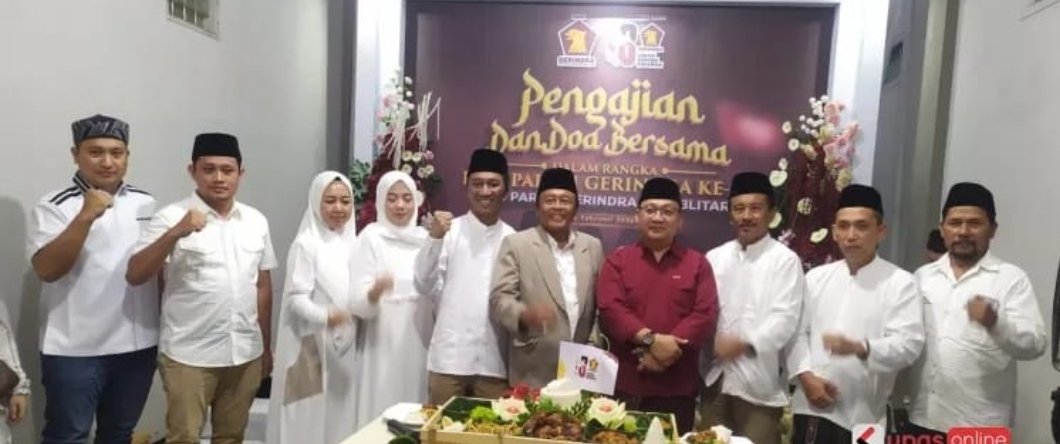 Gerindra Blitar Rayakan Syukuran HUT ke – 18