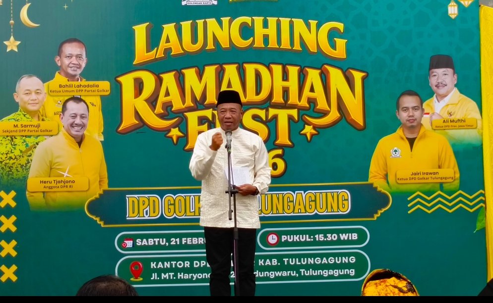 Bupati Gatut Sunu Hadiri Ramadhan Fest Golkar Tulungagung 1447 H/2026
