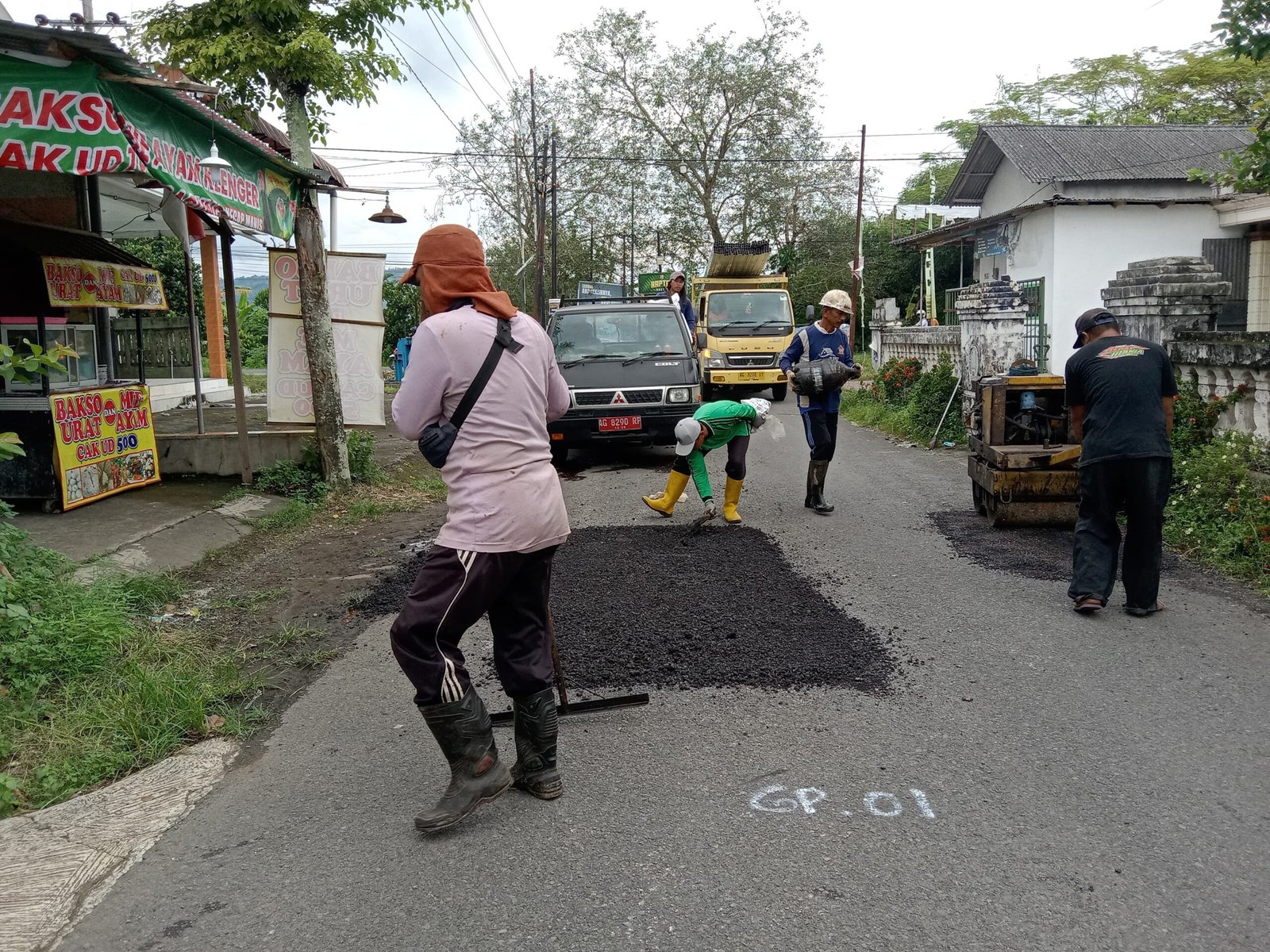 UPT PJJ Campurdarat Percepat Perbaikan Jalan Gandong–Pakel