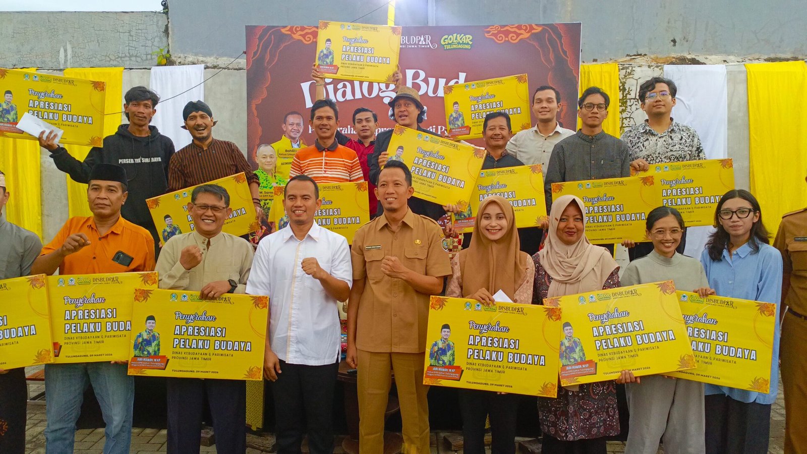 Golkar Tulungagung Apresiasi 15 Pelaku Budaya