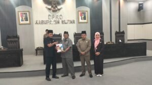 DPRD Kabupaten Blitar Terima LKPJ Bupati 2025, Segera Dibahas Melalui Pansus