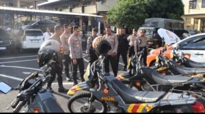 Jelang Operasi Ketupat Semeru 2026, Kapolres Blitar Kota Cek Kesiapan Ranmor Dinas