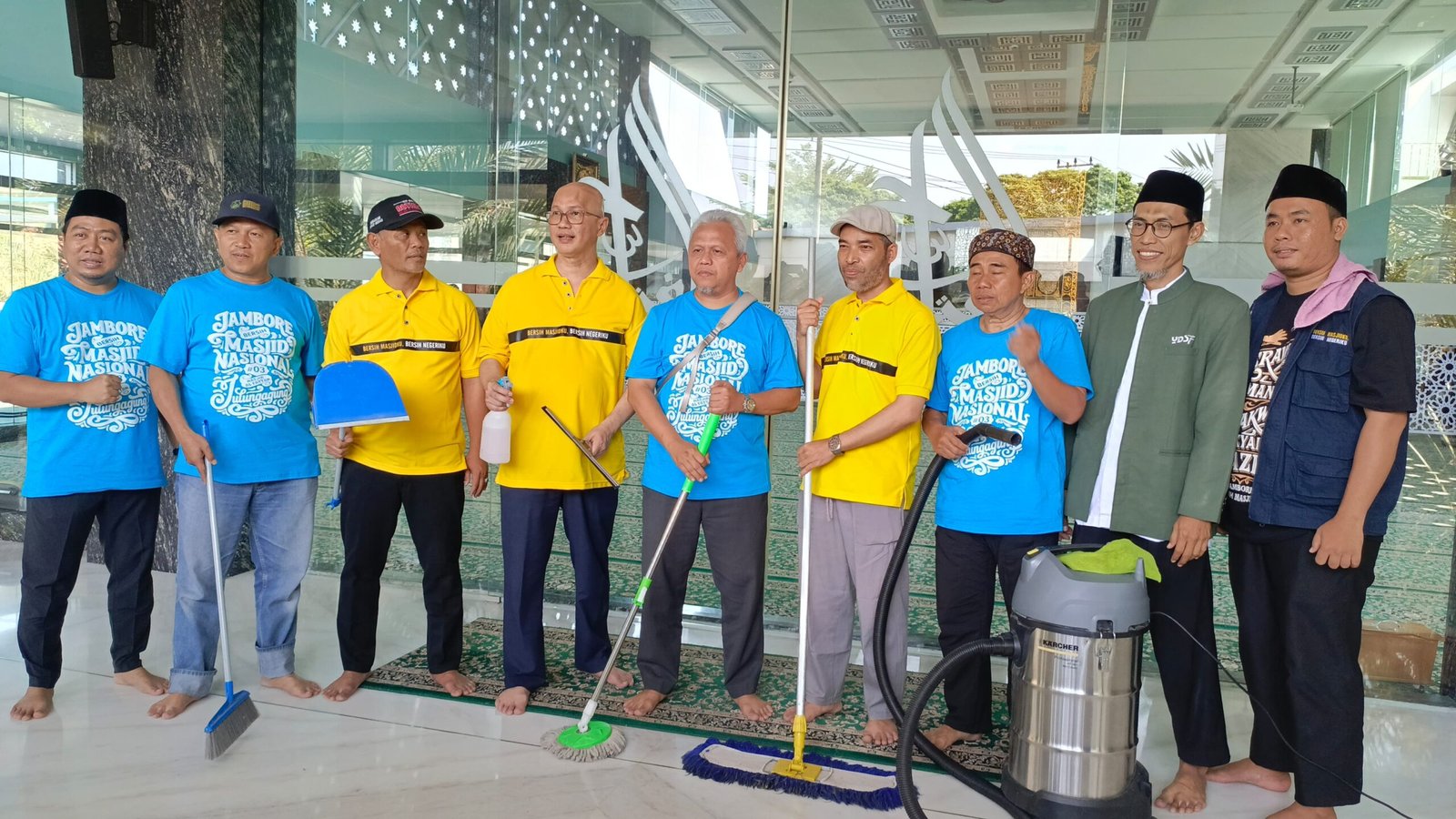 Jambore Nasional Bersih- Bersih Masjid 3 di Masjid Al Fattah Tulungagung, Relawan Masjid Jogokariyan Jadi Sorotan