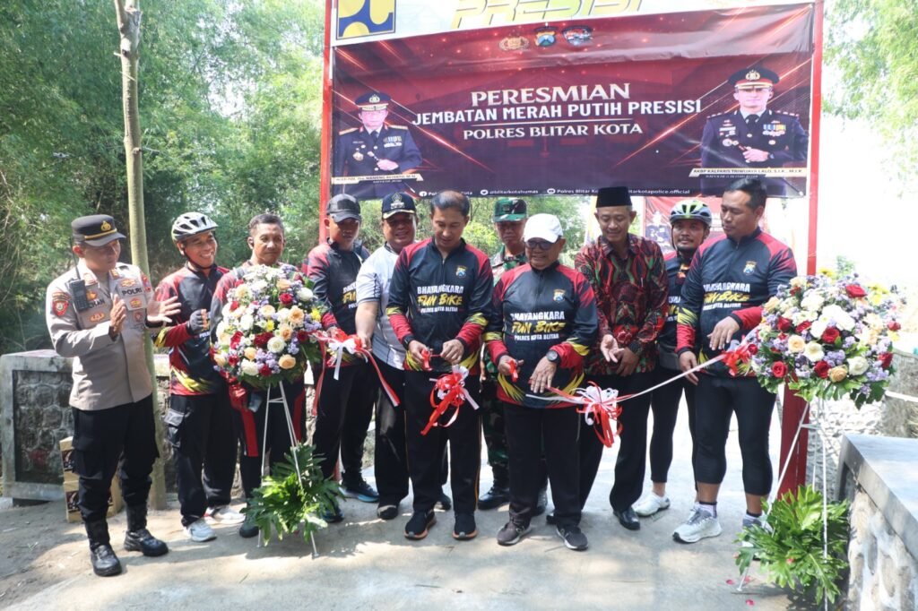Jembatan Merah Putih Presisi Resmi Dibuka, Hubungkan Tiga Desa di Udanawu