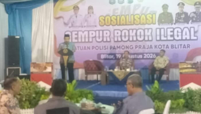 Satpol PP dan Bea Cukai Blitar Perluas Pemberantasan Rokok Ilegal Lewat Operasi Gurita
