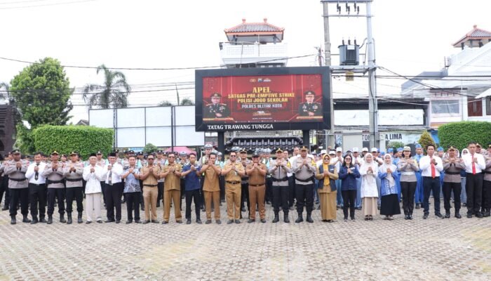 Polres Blitar Kota Siagakan Polisi Jogo Sekolah, Cegah Bullying hingga Narkoba